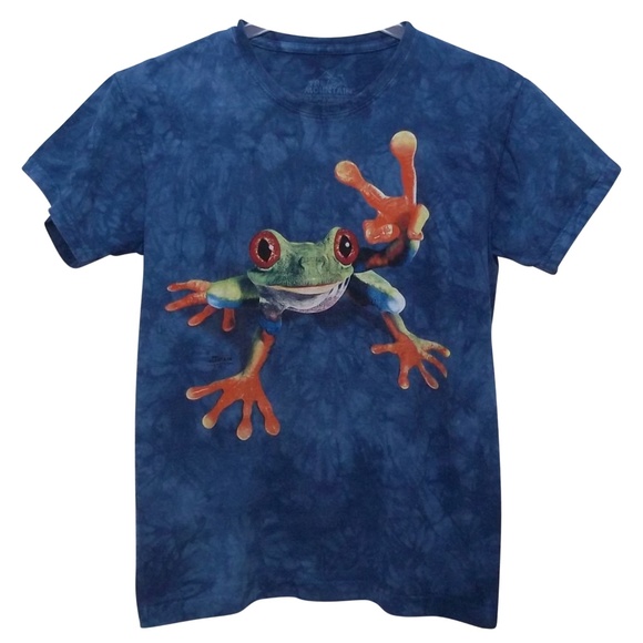 The Mountain Tops - The Mountain Victory Frog Shirt Womens New